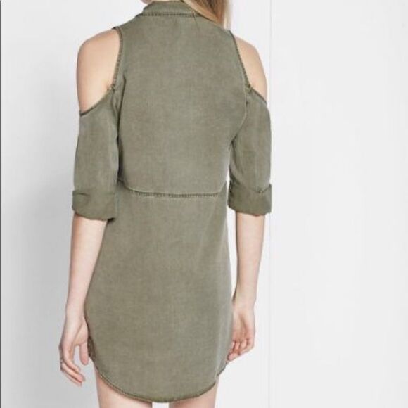 HOST Pick!!! NWT Express Cold Shoulder Dress - Picture 2 of 3